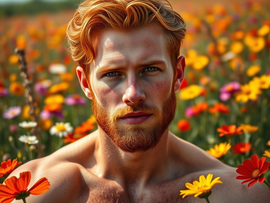 Ginger bearded man