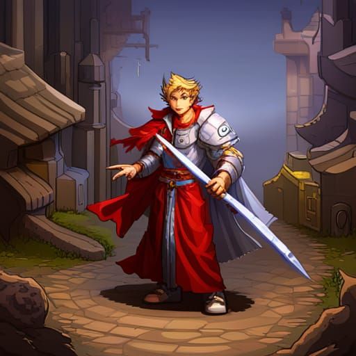 pixel art style character,merlin wizard fighting dragon, 64bit, ps1 graphics