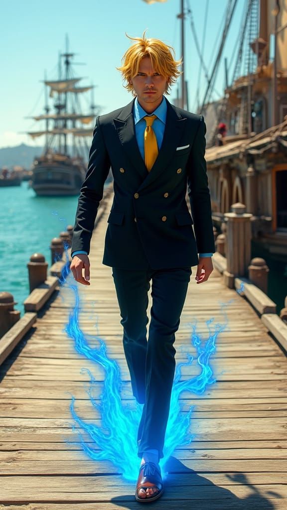 Sanji from One Piece on Boardwalk