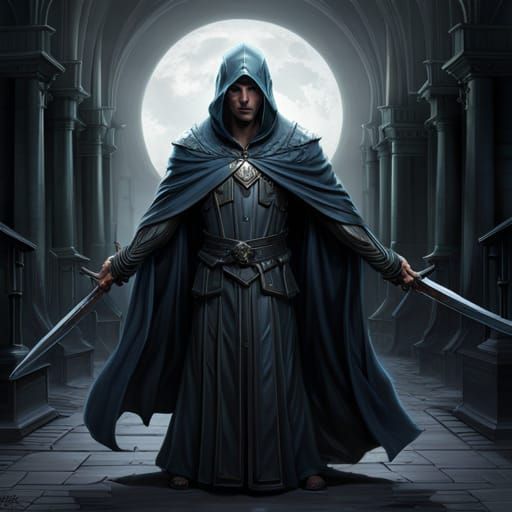Hooded Cultist Enters King's Court