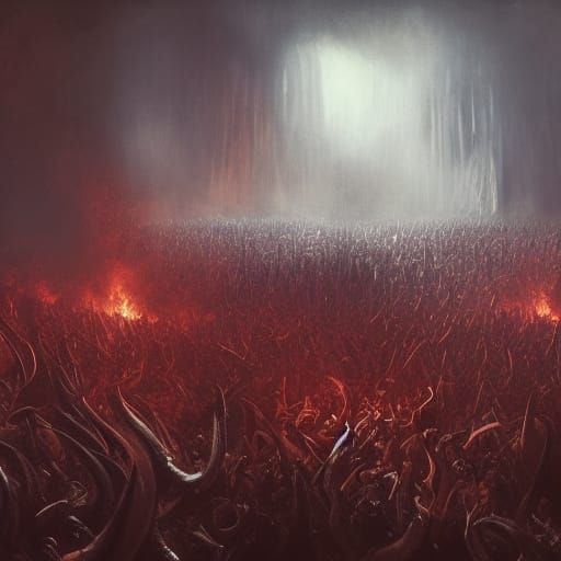 Demonic Heavy Metal Band Live Performance