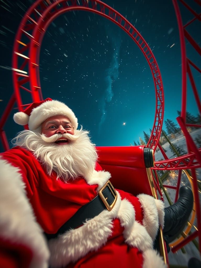 Santa's Thrilling Rollercoaster Sleigh Ride