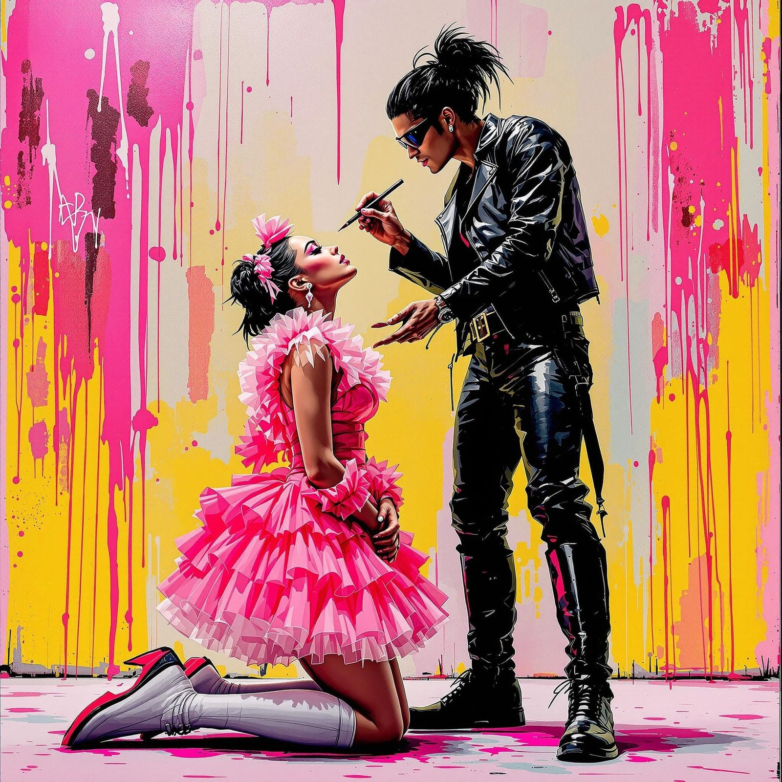 Velam Dinkley Dominates with Bold Graffiti-Style Art