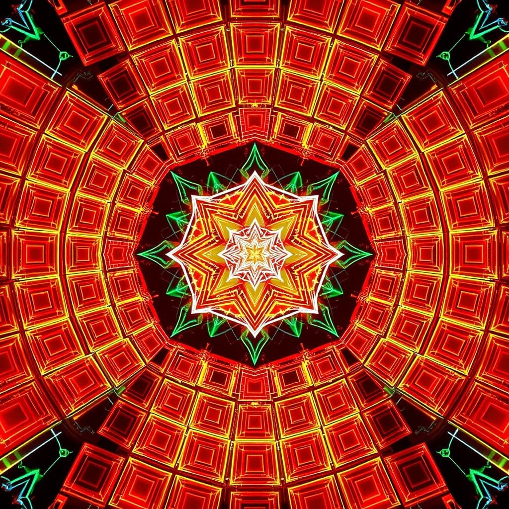 Sacred Geometry Abstract Masterpiece