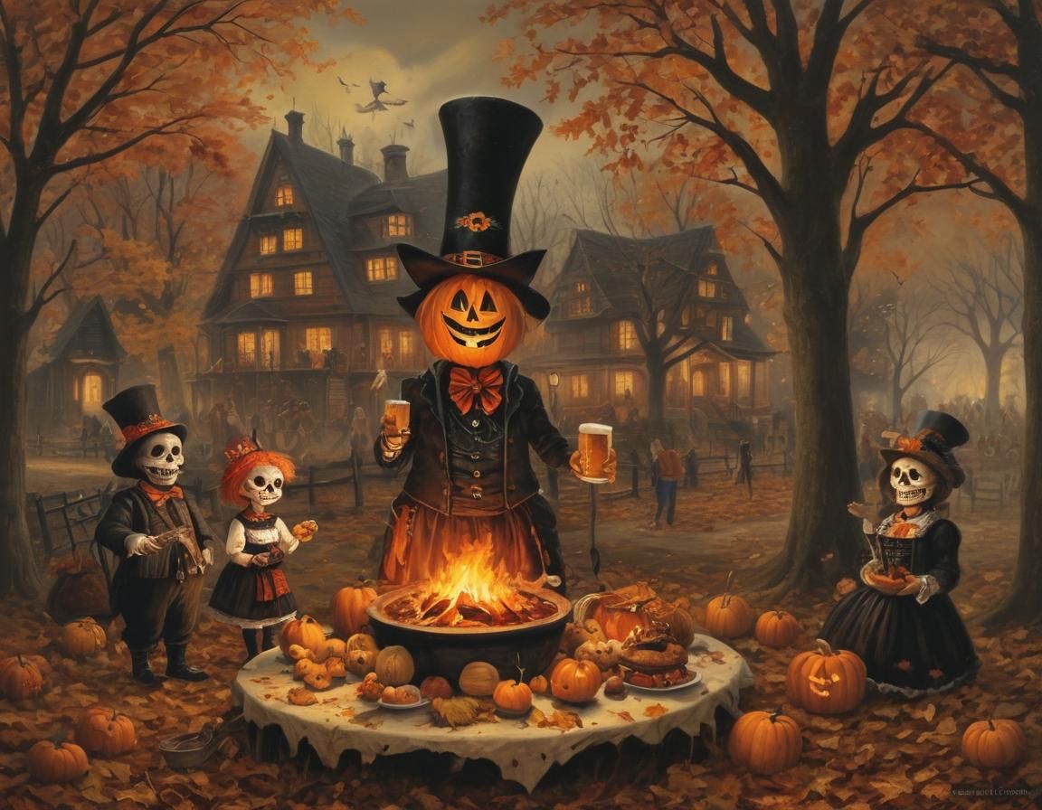 Spooky Autumn Feast Inspired by Masters