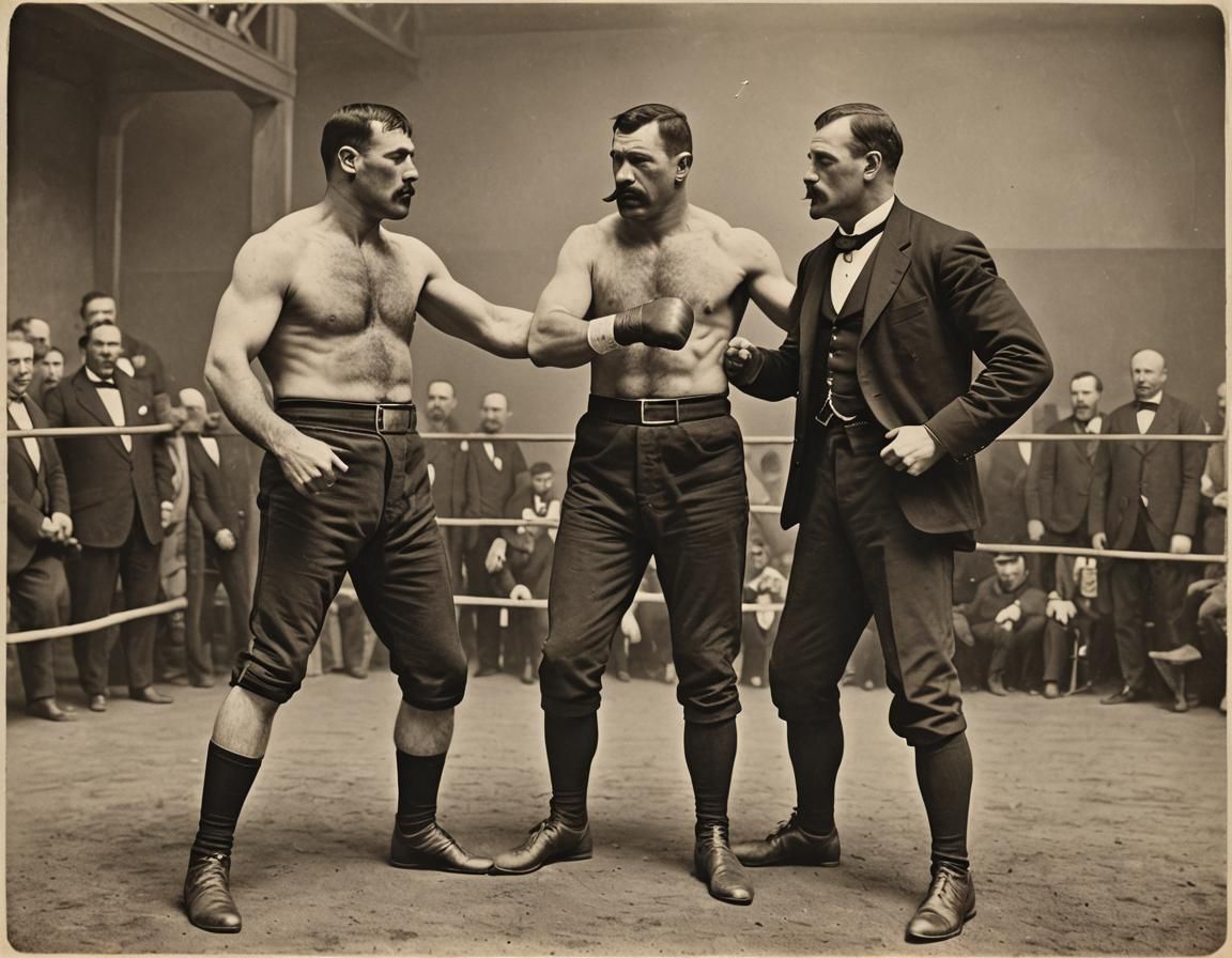 Vintage Boxers in Epic Bare Knuckle Bout
