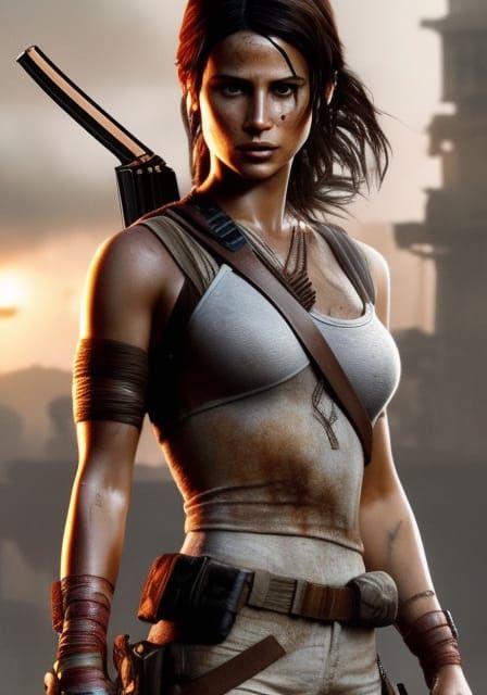 Millie Bobby Brown as Lara Croft 225