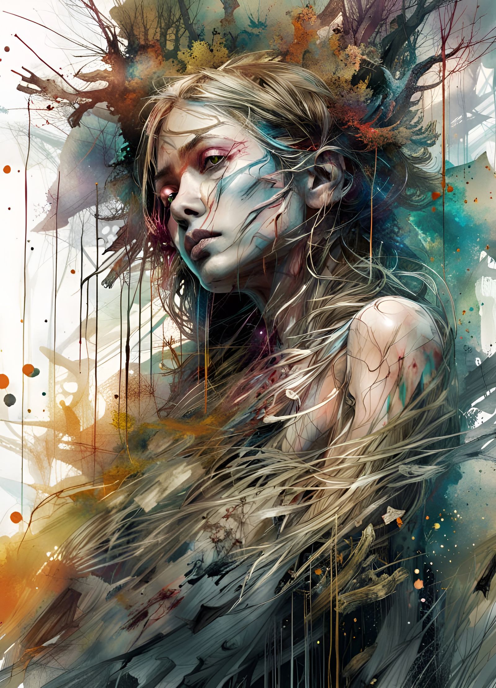 Dance of the Dead: Digital Illustration in Splash Art Style