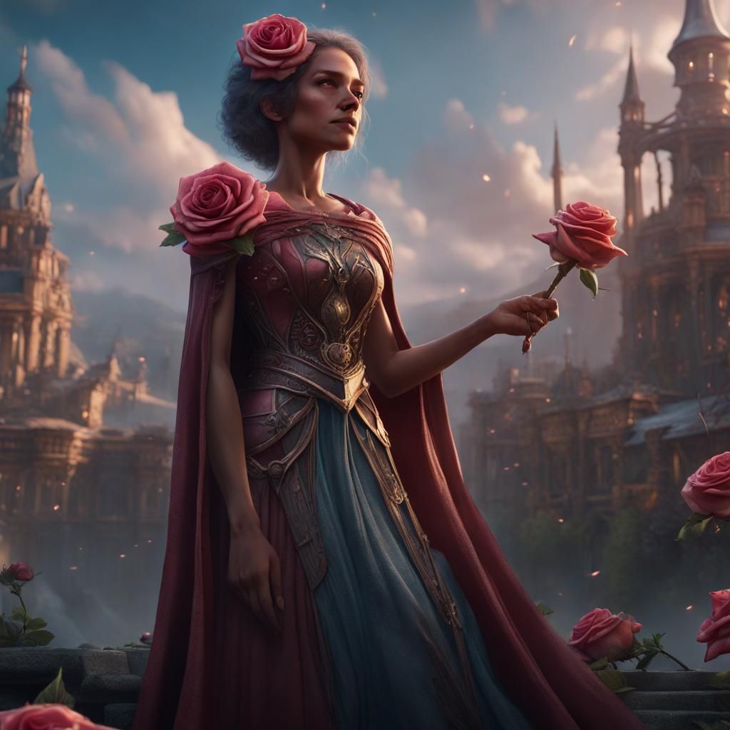 Rose: A Mother's Sacrifice in Detailed Matte Painting