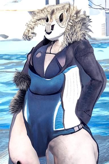Furry Anthro Female in Swimsuit
