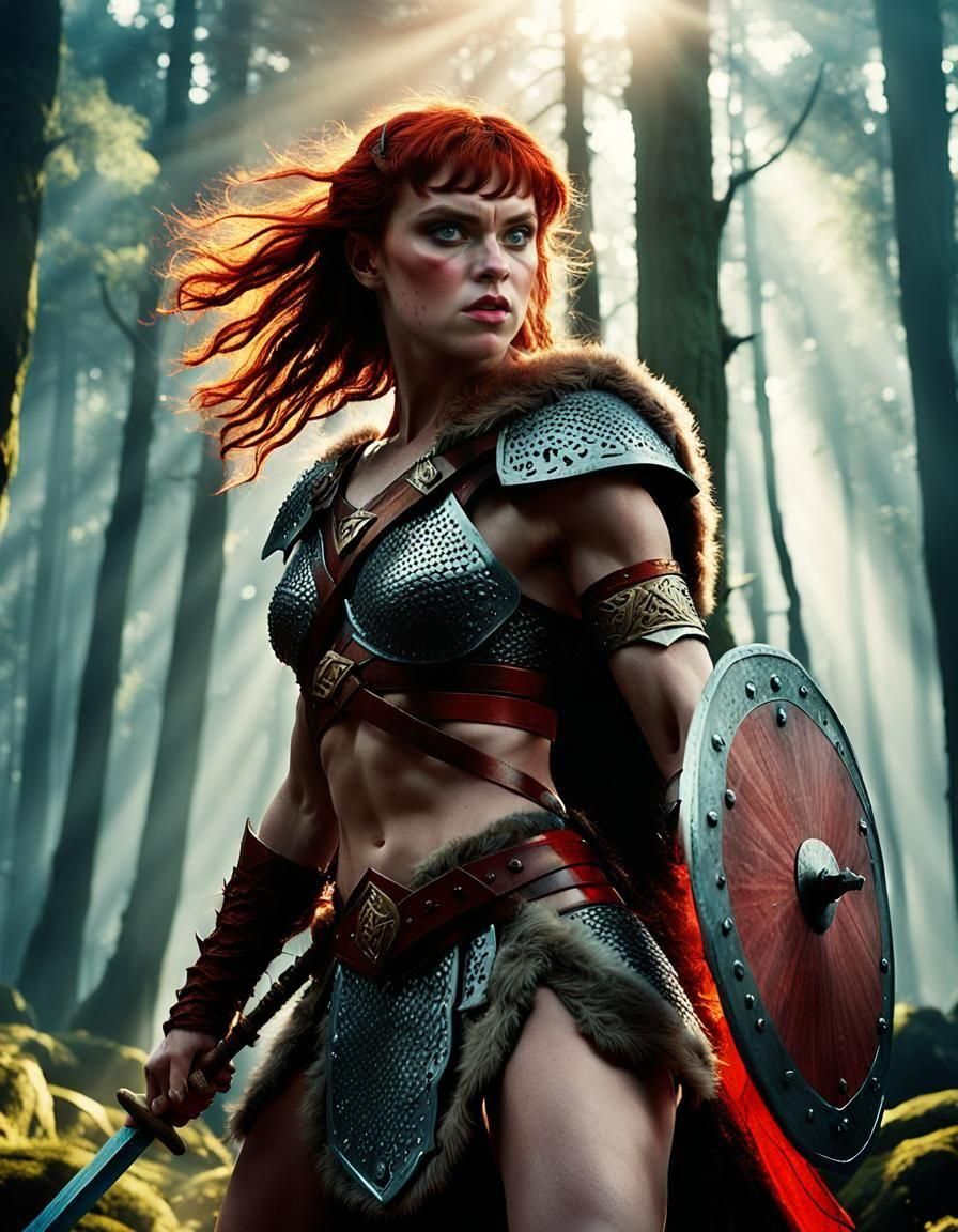 Barbarian Warrior Red Sonja: Cinematic Portrayal