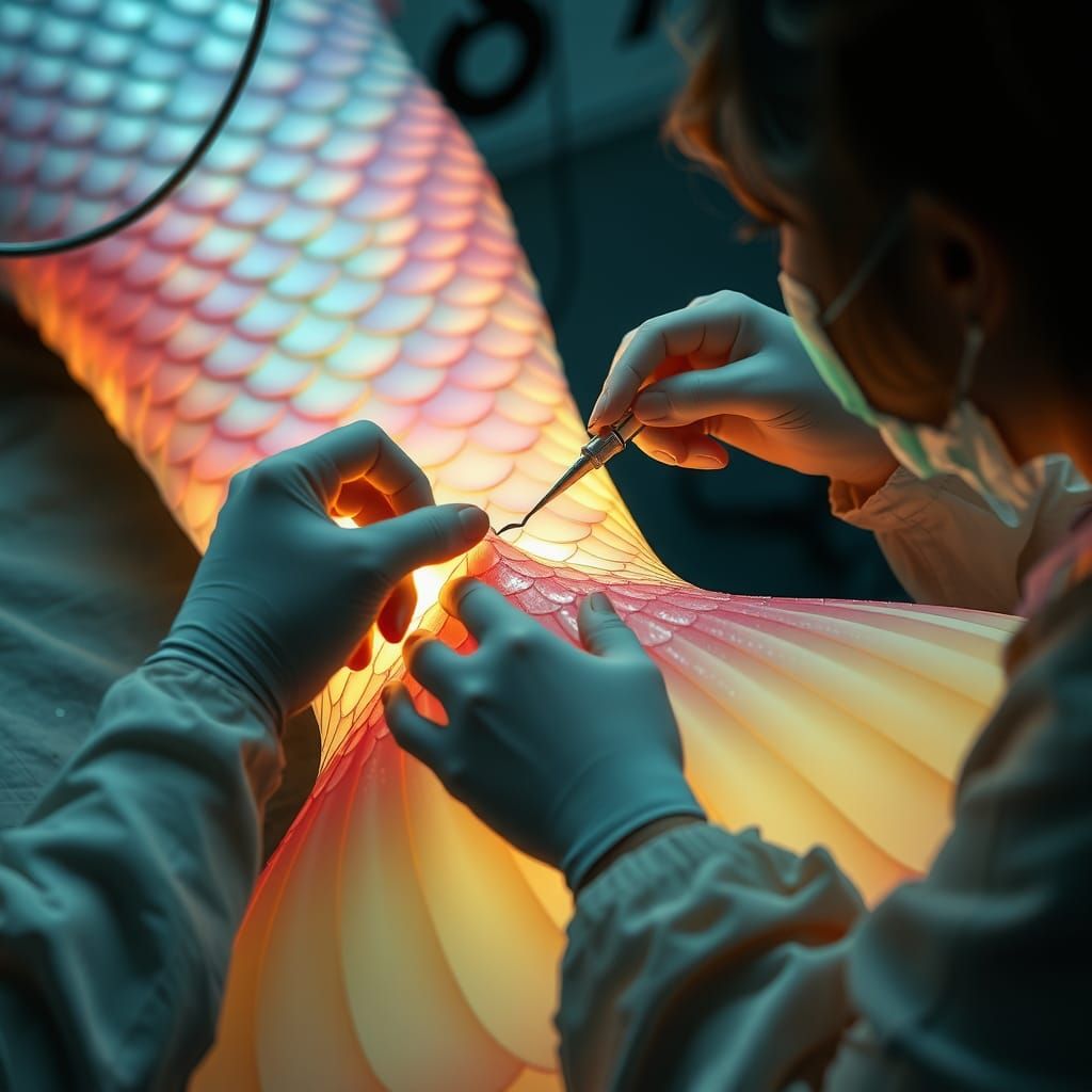 Mermaid tail surgeon