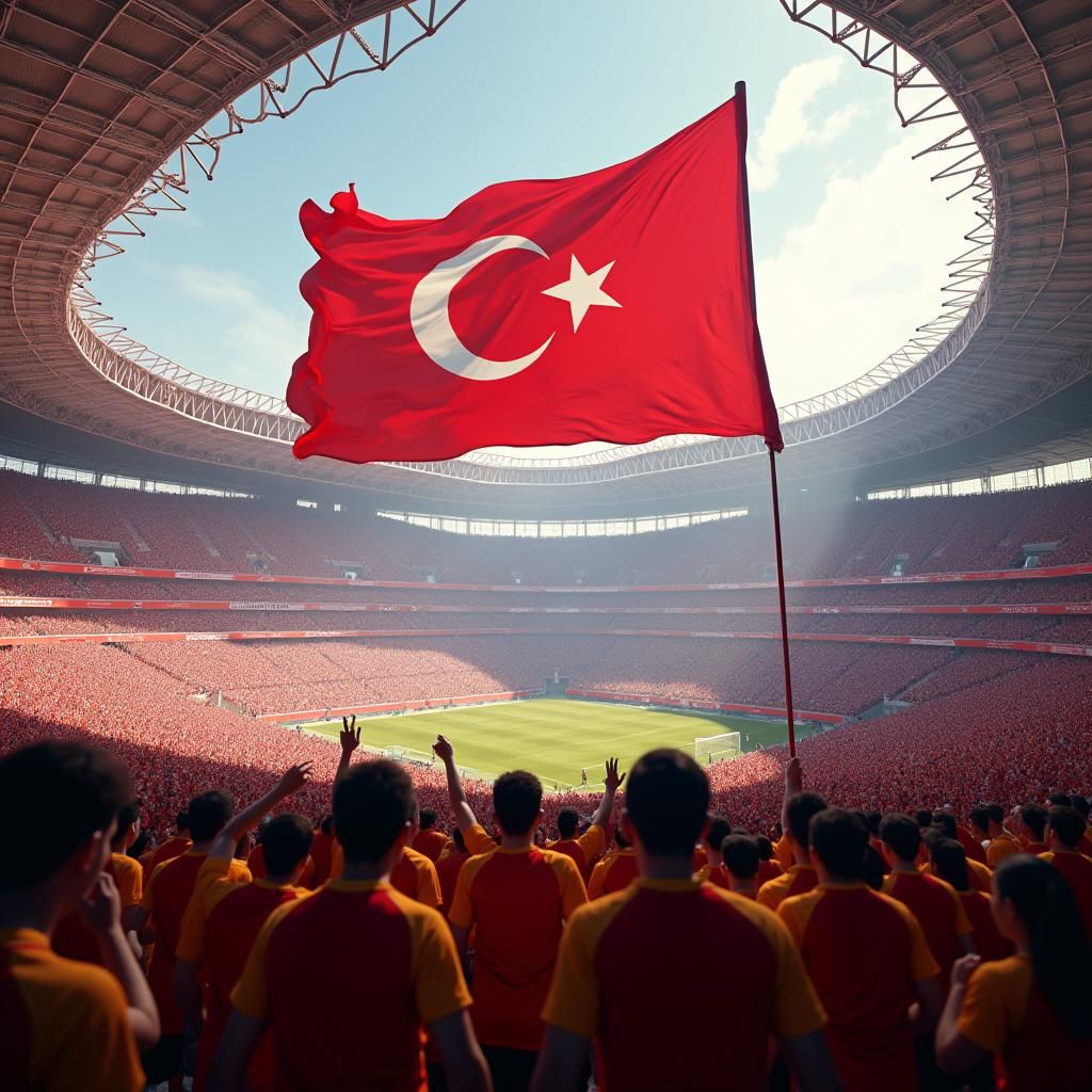 Galatasaray Stadium: Fans United in a Sea of Color
