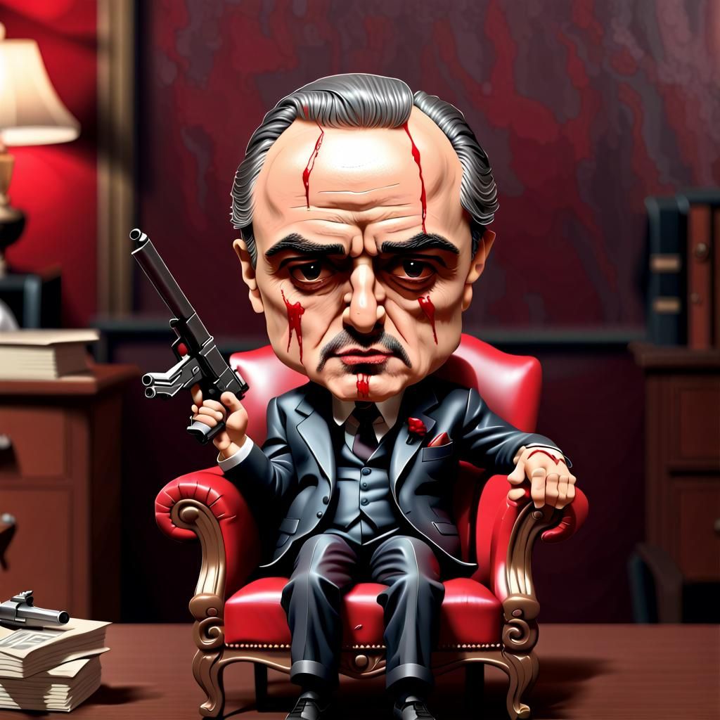 The Godfather as Bobblehead Figurine