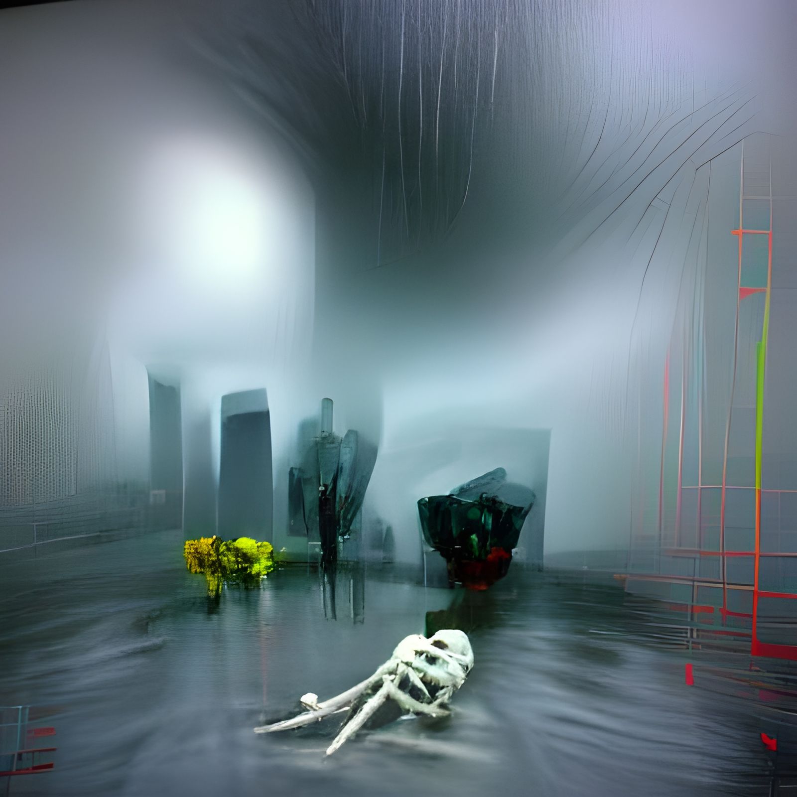 Skeletons in Tears: 3D Hyperrealism