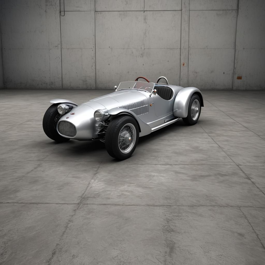 Silver Concept Car Inspired by 1930s Auto Union