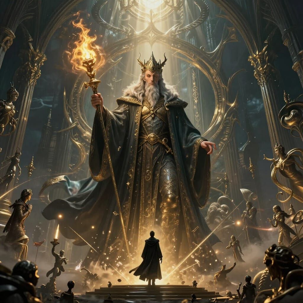 Epic Wizard Digital Matte Painting