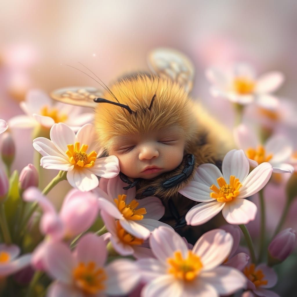 Whimsical Spring Bloom in Soft Focus