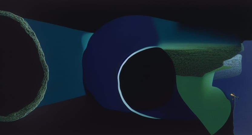 Surreal Infinite Depth Image in Style of Salvador Dali