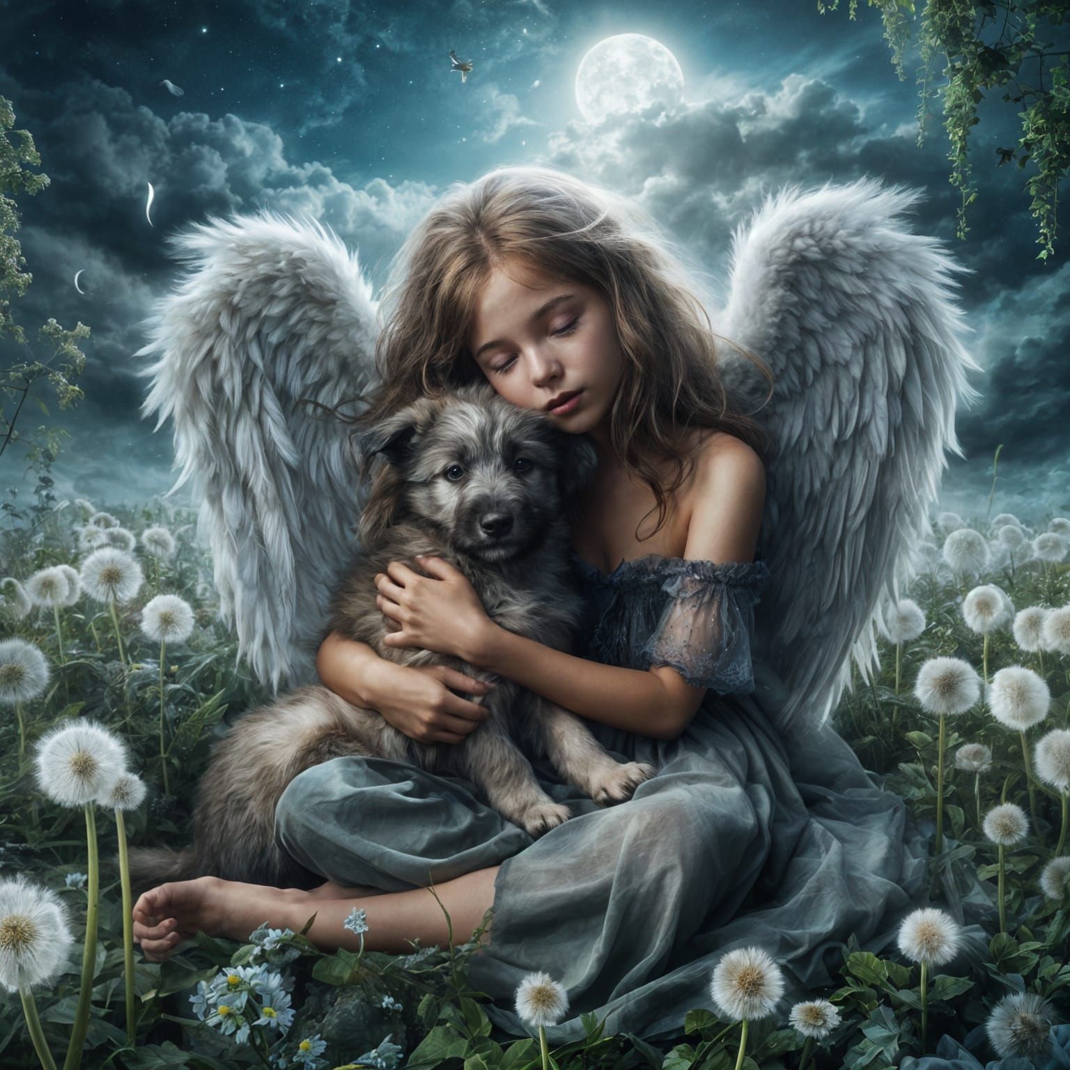 In the arms of an Angel