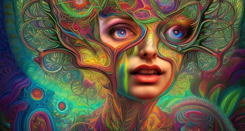 Psychedelic Tree of Life Transformation