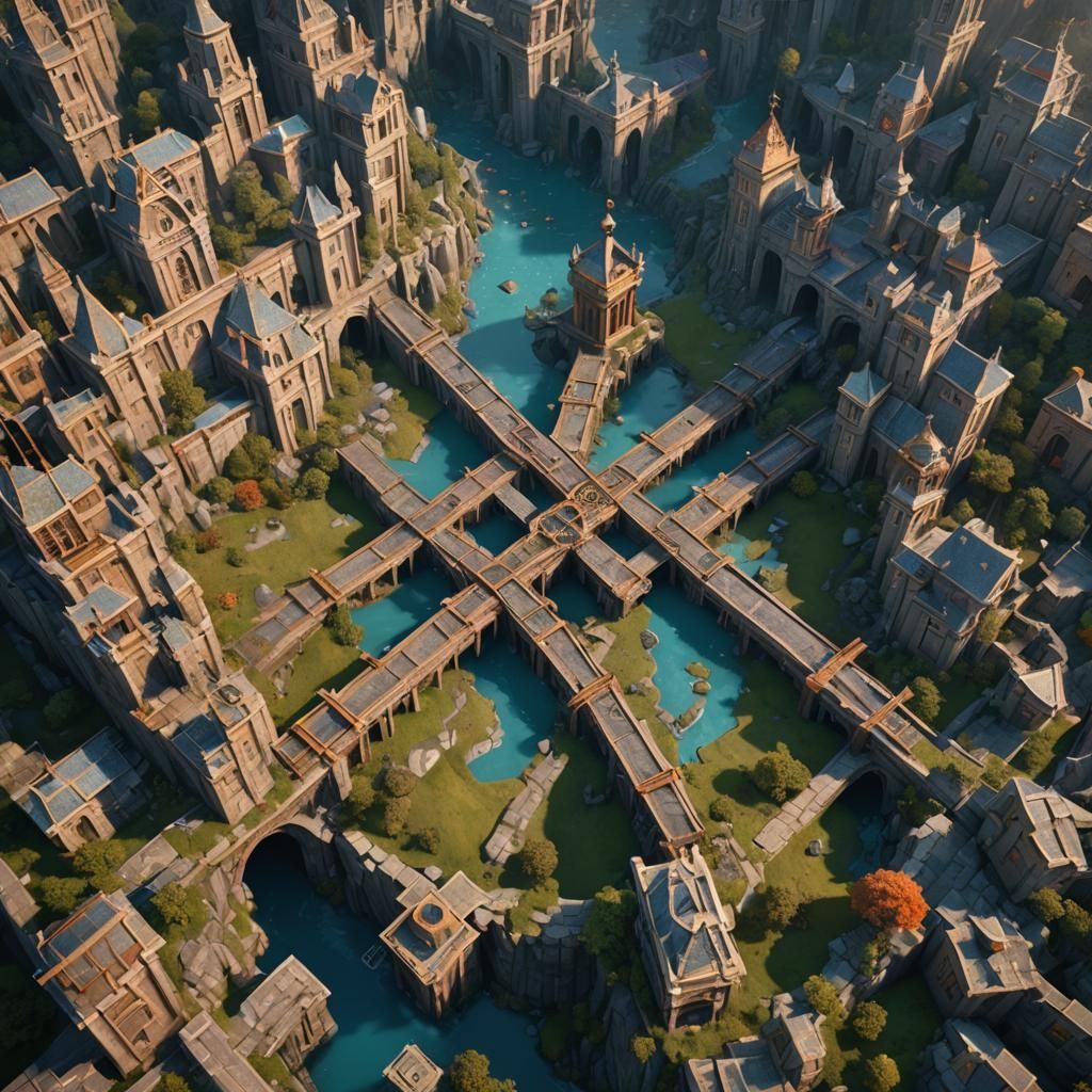 Detailed Matte Painting of X Marks the Spot