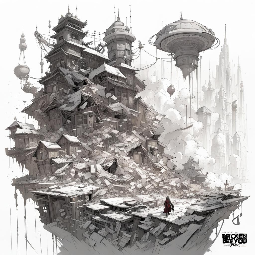 Intricate Ruin: A Hyper-Detailed Masterpiece