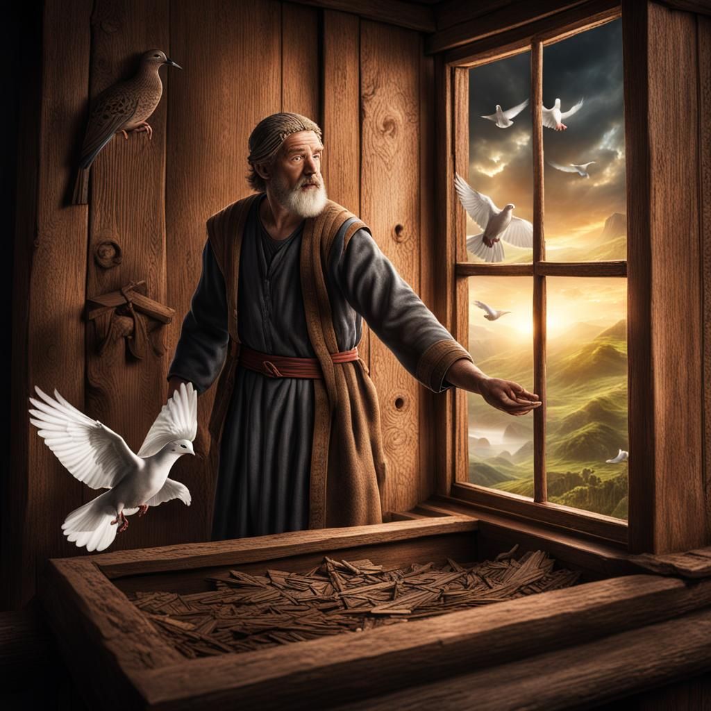 Noah's Dove: Hyperrealistic Ark Release
