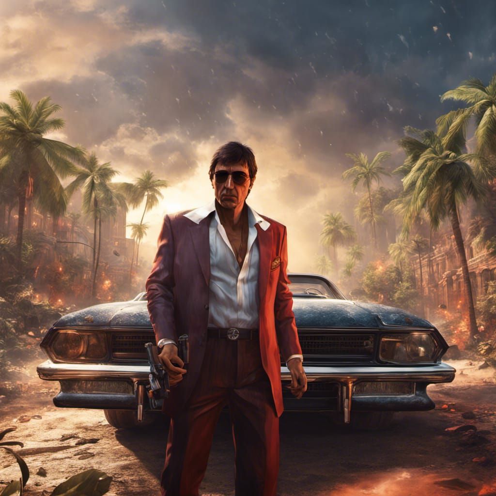 Tony Montana with SEGA: Fantasy Concept Art