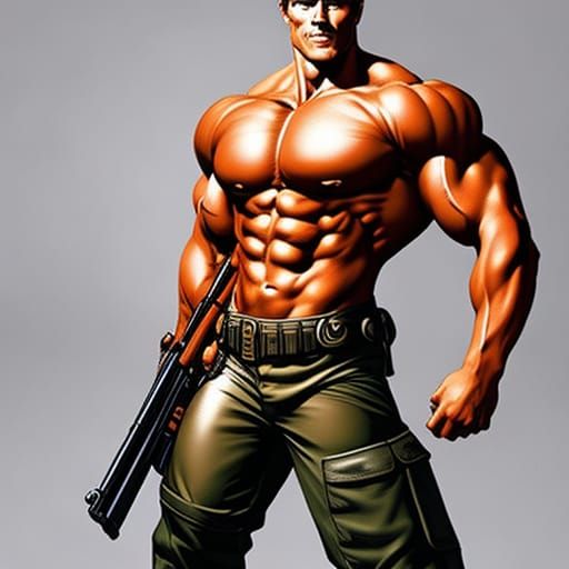 Super Mario as Bara Daddy in Dystopian World