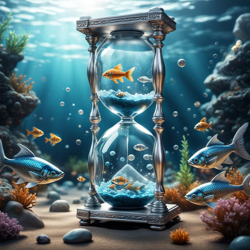 Fishy hourglass
