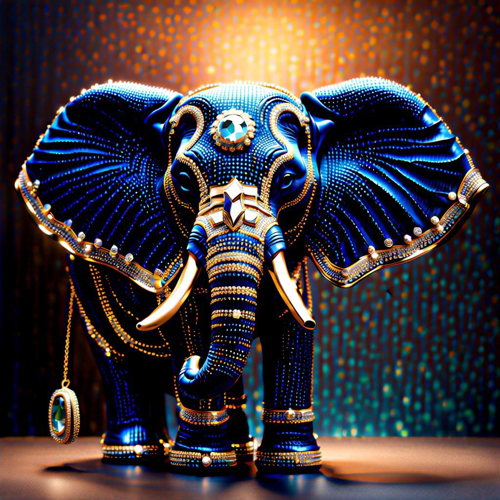 Crystal Elephant Handbag Concept Art