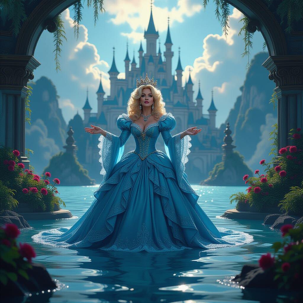 Dolly Parton Queen of Fantastical Island Kingdom
