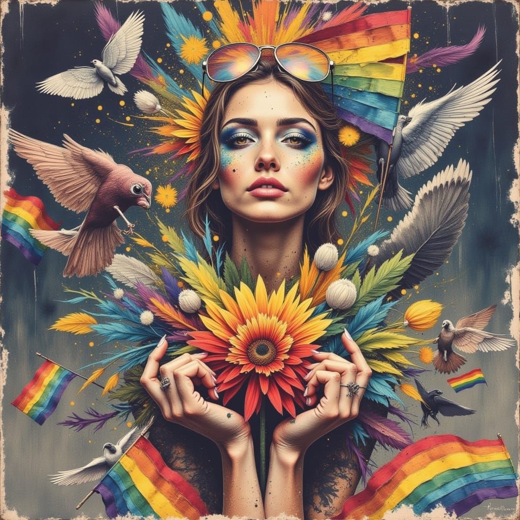 LGBTQA Pride Month Rainbow Celebration