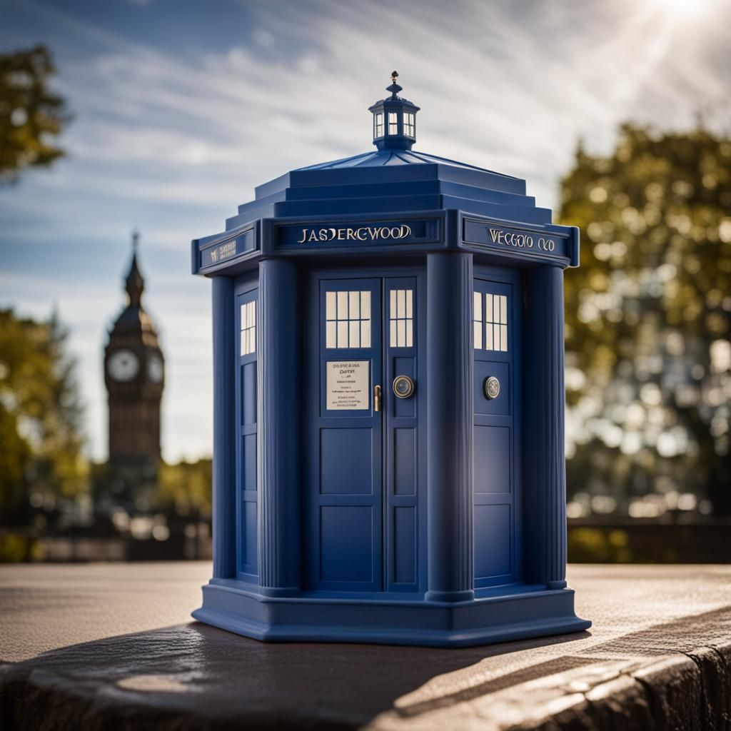 Wedgwood Jasperware TARDIS: Professional Photography