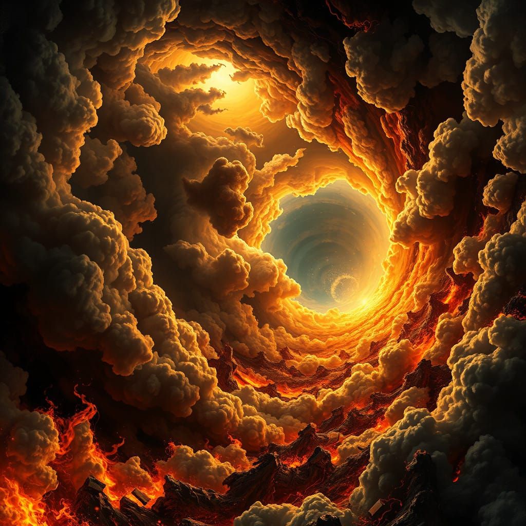 Dramatic Apocalypse in Chiaroscuro