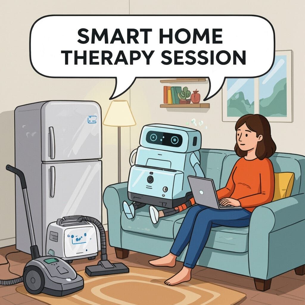 Household Appliances Seek Therapy for Neglect