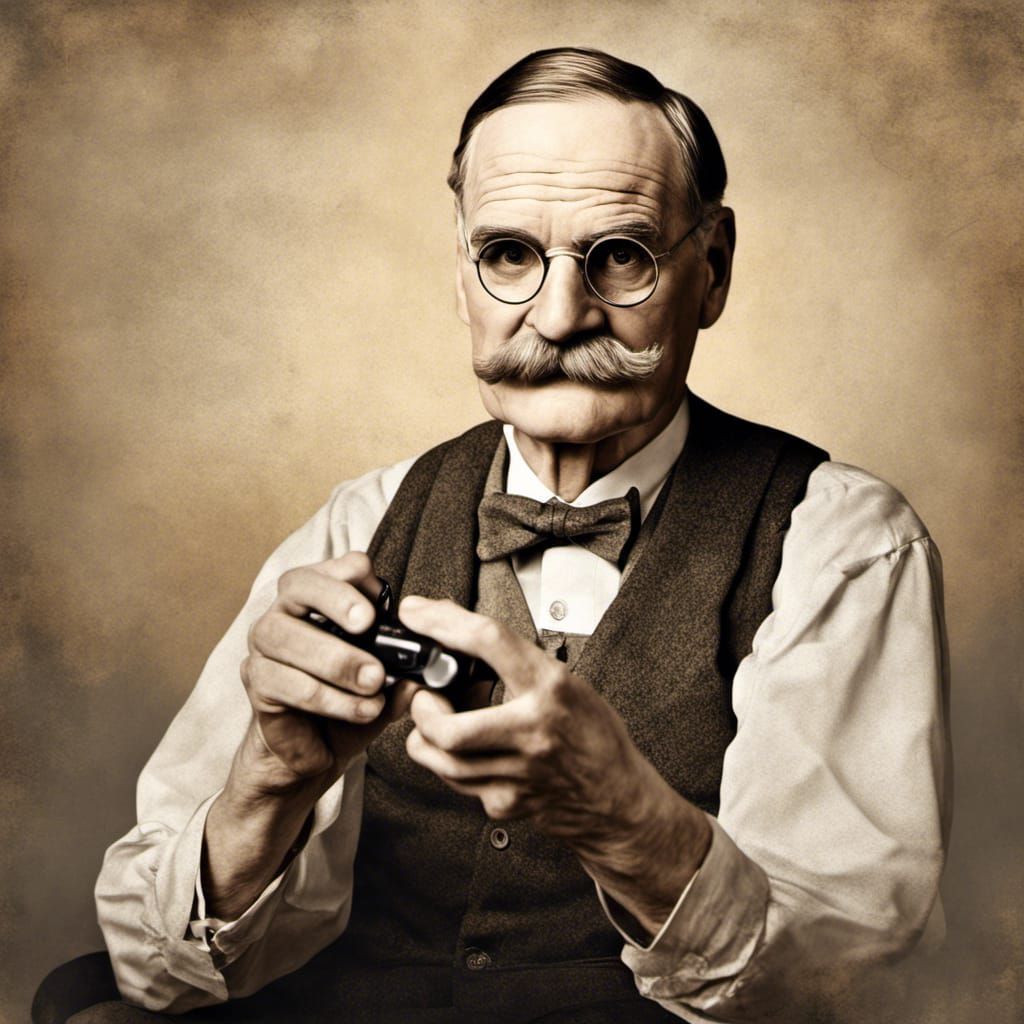 Naismith's Digital Dilemma: A Photorealistic Portrait