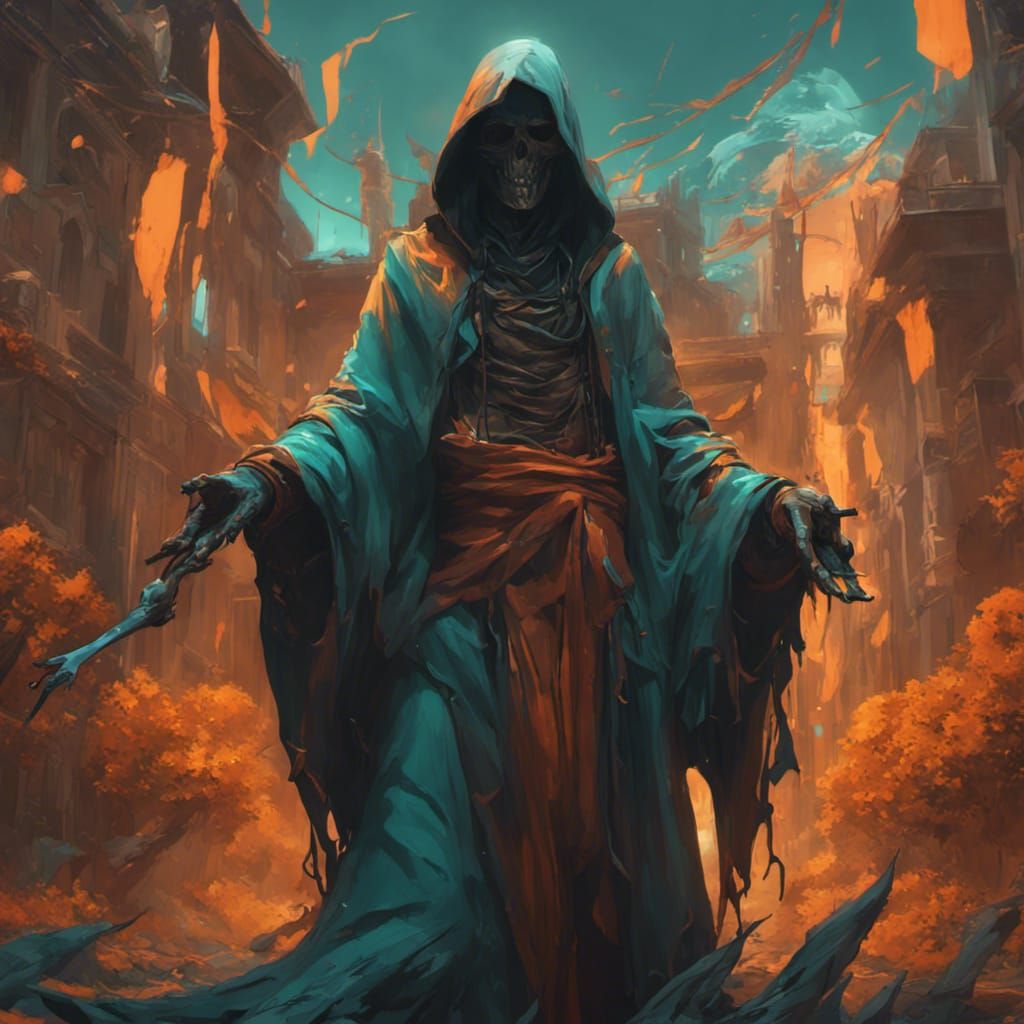 Grim Reaper Concept Art in 8K Resolution