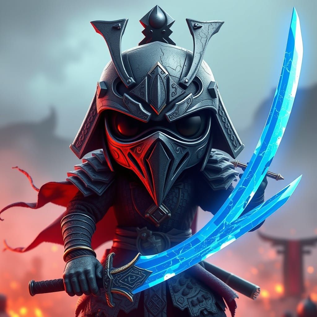 Ghost Samurai Funko Pop on Misty Battlefield