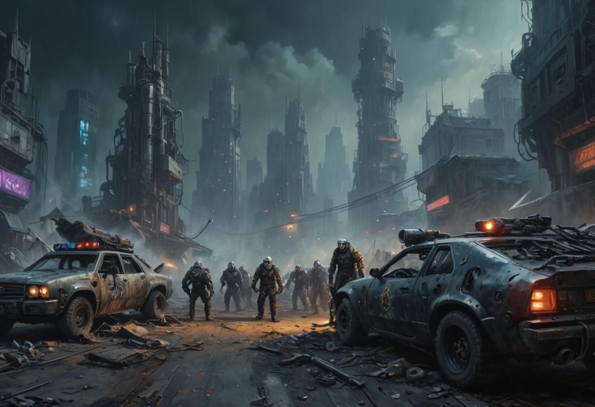 Cityscape Dystopian