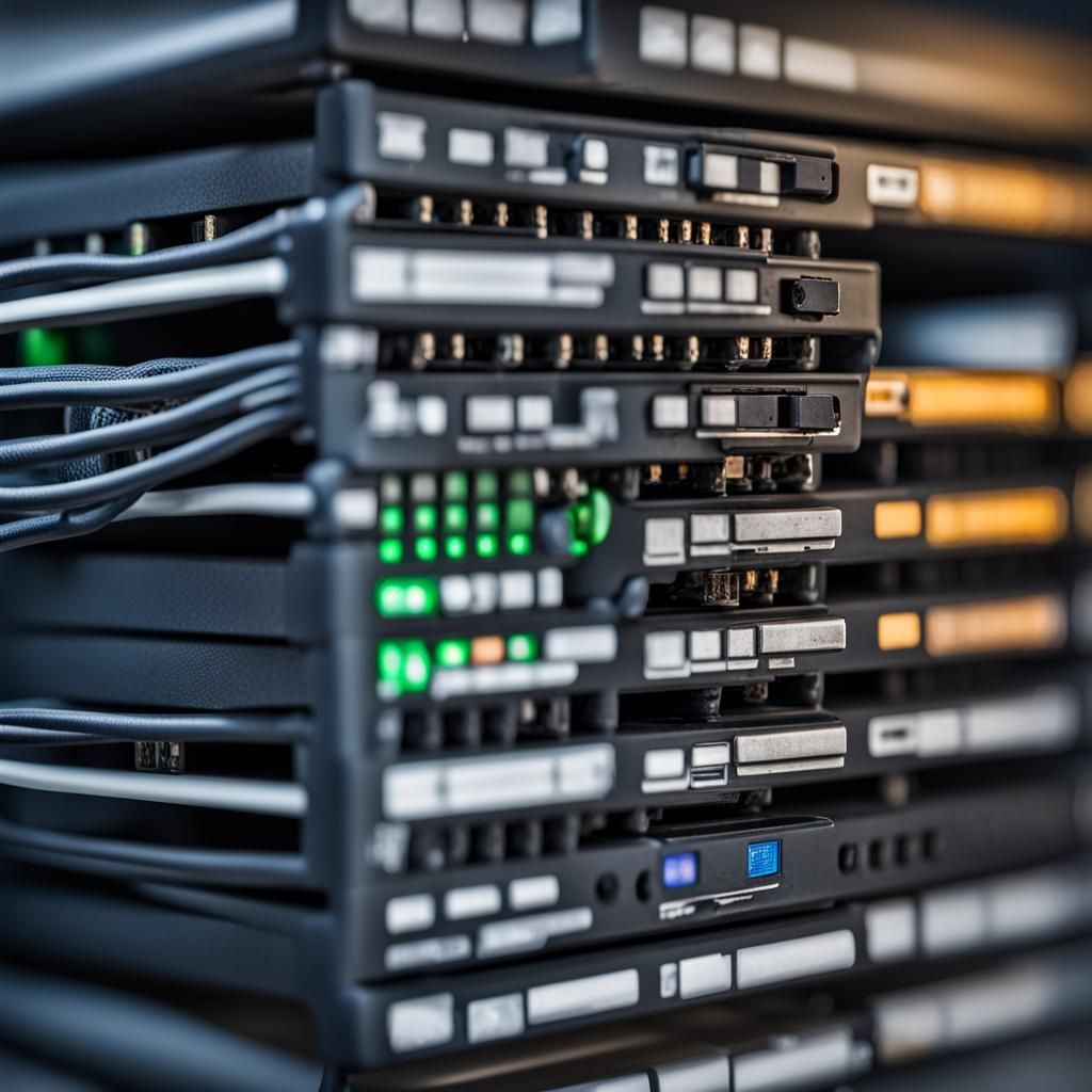 Secure Network Topology with Routers and Authentication