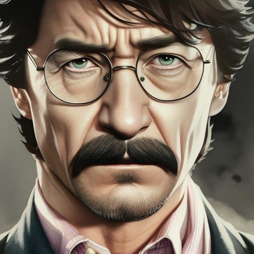 Harry Potter as Walter White Portrait