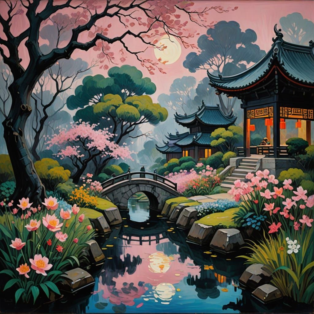   Chinese garden 

 