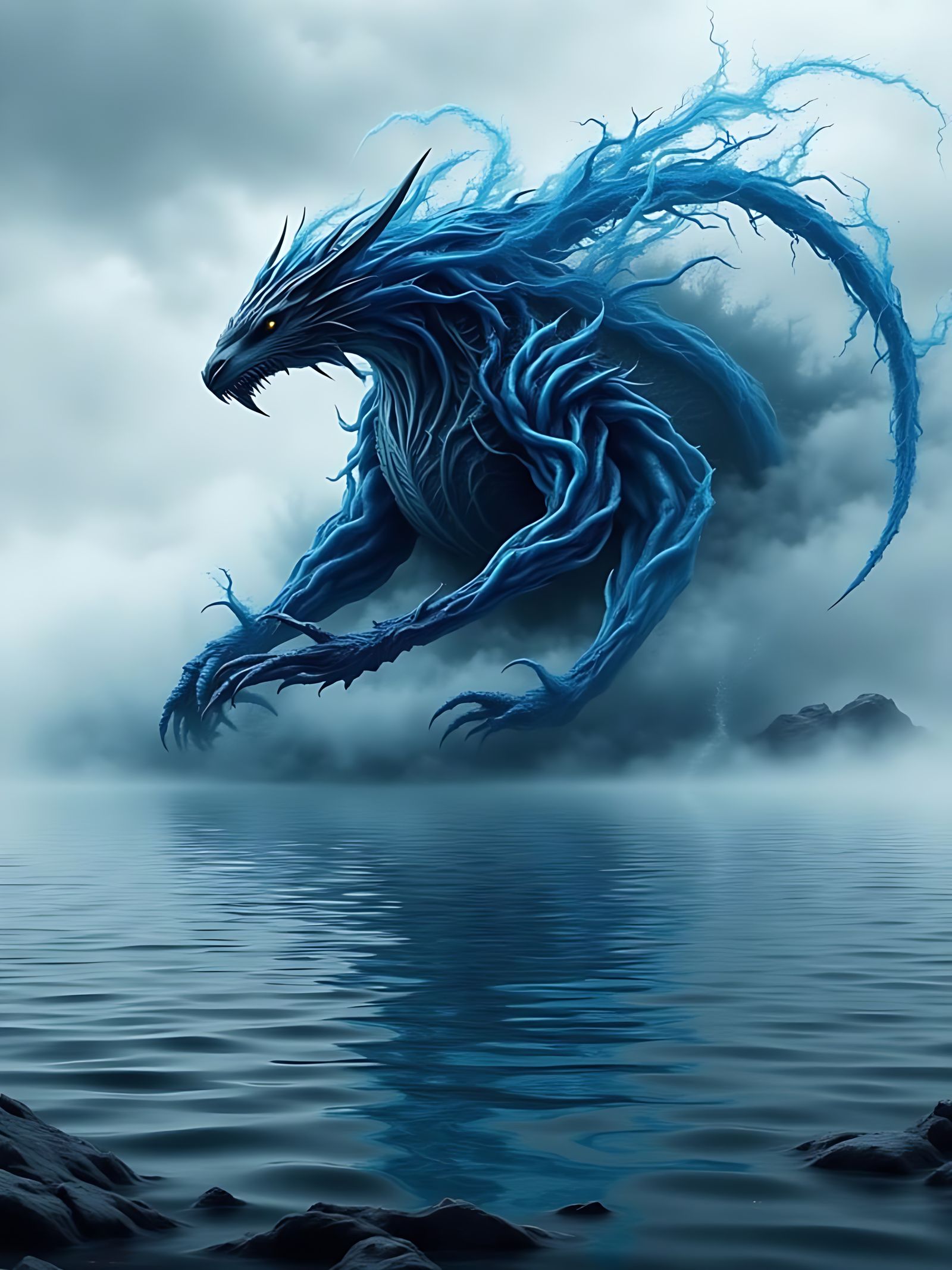 A mythological water creature consisting entirely of water. ...