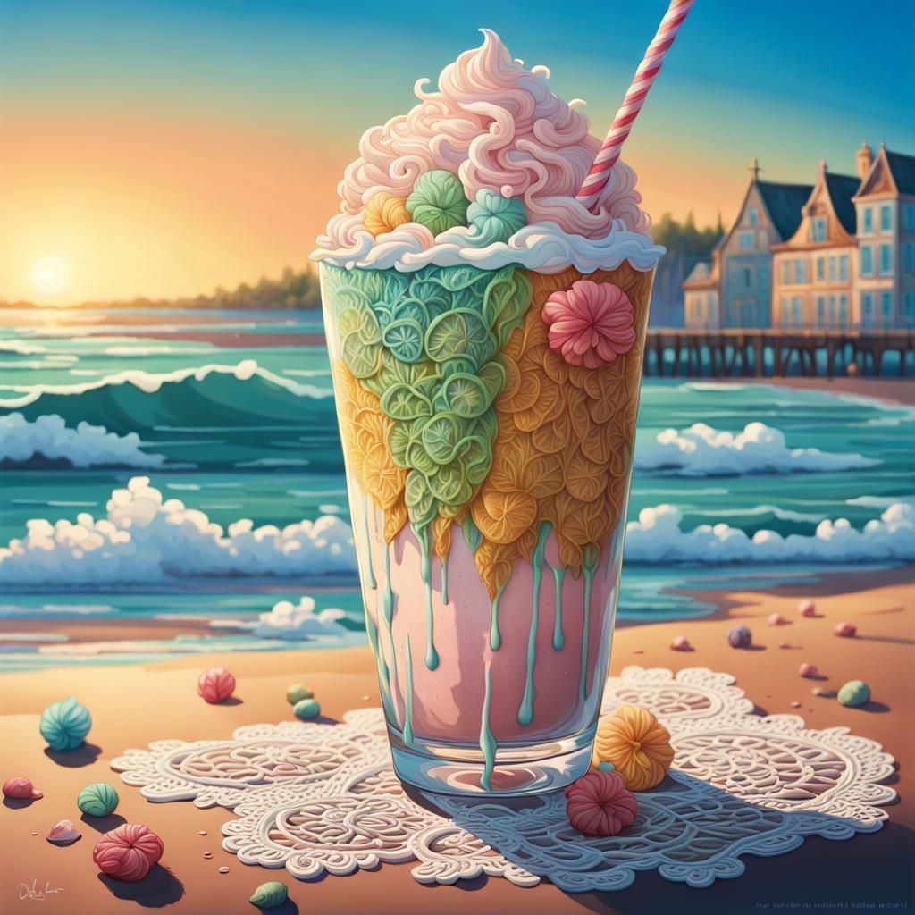 Lacy Shake at the Beach