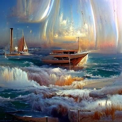 Dreamscape Oil Painting in James Gurney Style