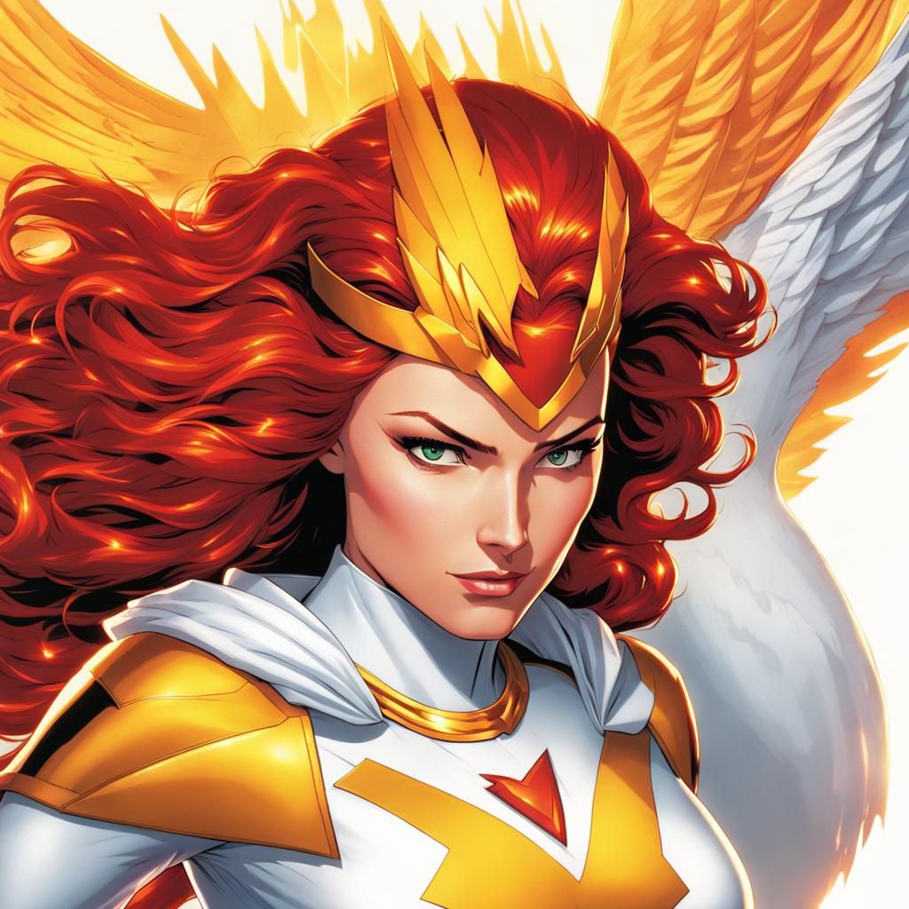 Jean Grey as White Phoenix Costume Concept