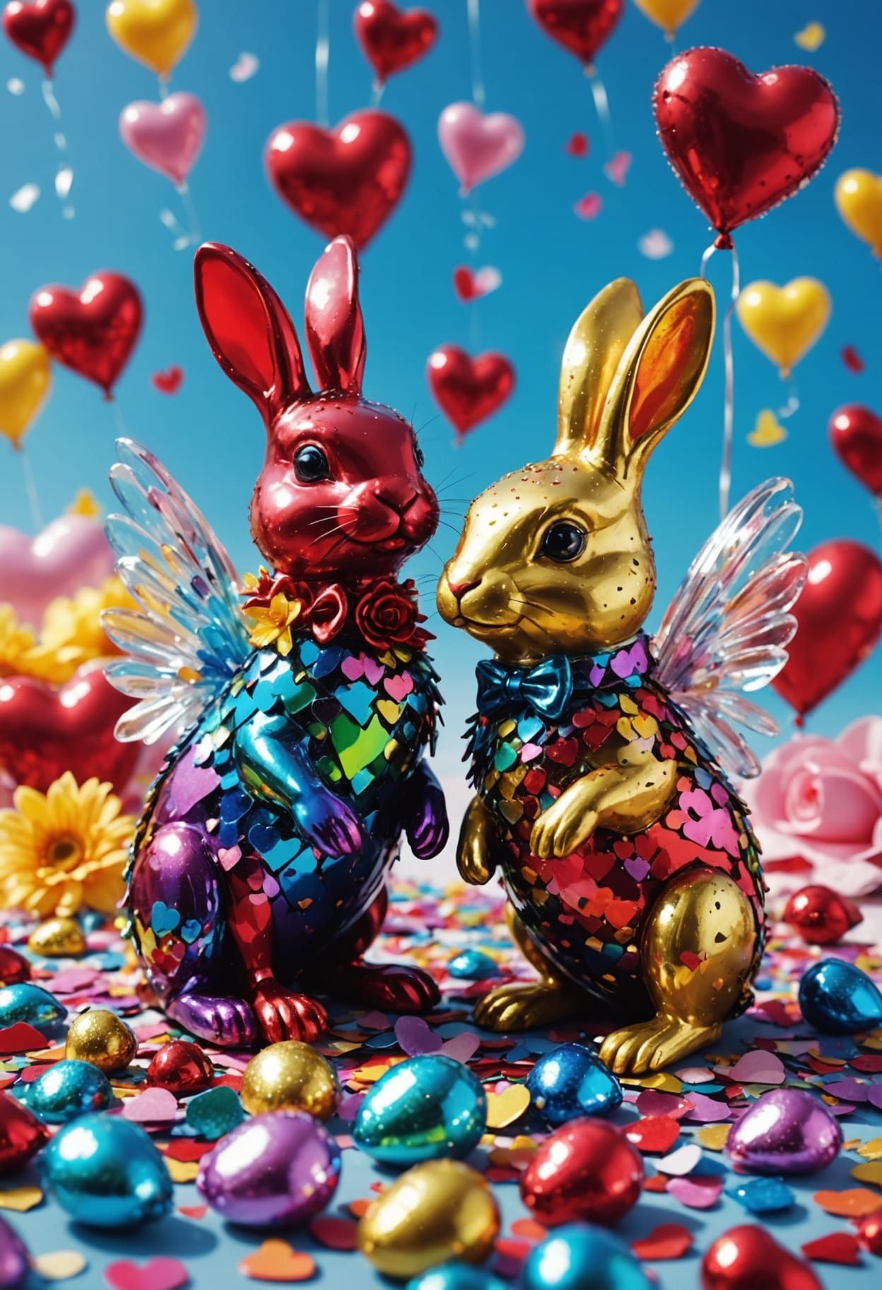 Punk Valentine's Day Fantasy in Iridescent Hues