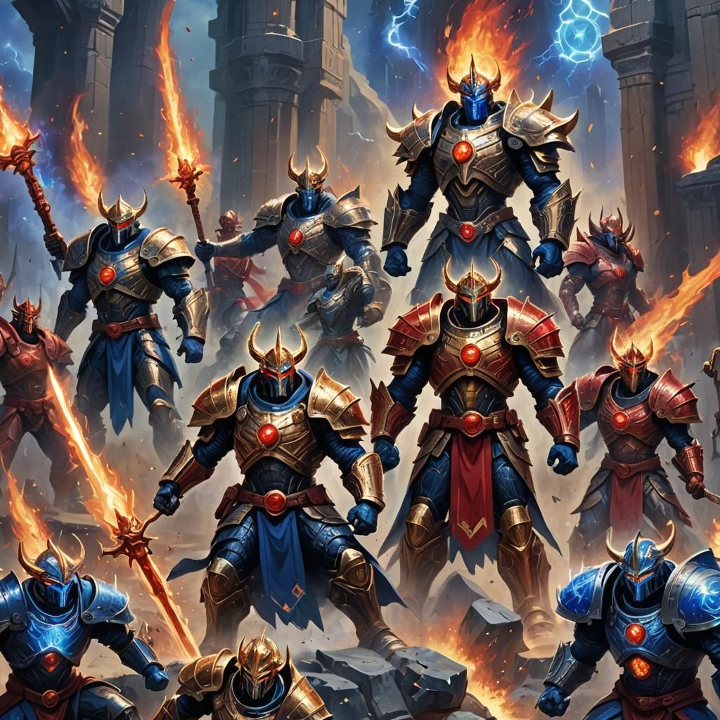 Mighty Judgeman Fury: Gods of Judgment Assemble